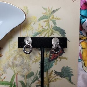 Vintage Alice Silver Earrings
